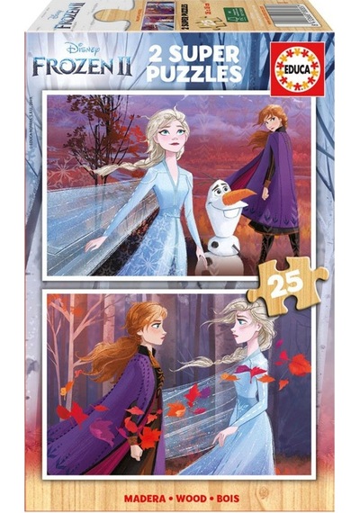 Educa Puzzle 2X25 Disney Frozen 2 18085