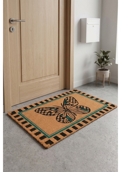 Villadia Home Textile Kapı Önü Paspası Kaymaz Taban Dekoratif Paspas Ev Giriş Antre İç Ve Dış Mekan Paspası 45x70 Cm 8ypycoco