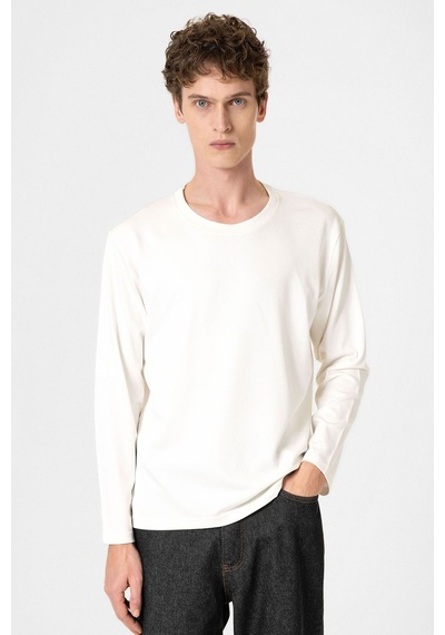 Antioch Relaxed Fit Basic Erkek T-shirt Beyaz