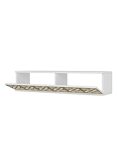 Tda1238ag - Arex120 Duvara Montaj Tv Stand, Tv Rafı, Tv Sehpası Antrasit - Gold 120cm Beyaz - Gold Tda1238ag - Arex120 Duvara Montaj Tv Stand, Tv Rafı, Tv Sehpası Antrasit - Gold 120cm Beyaz - Gold