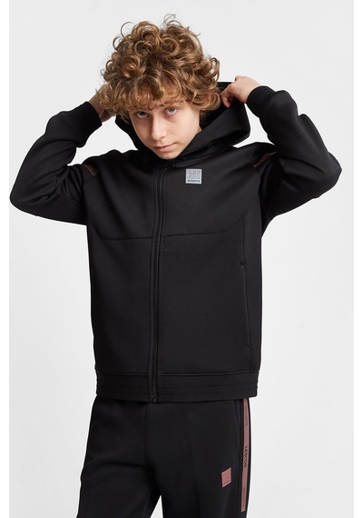 Lescon Çocuk Fermuarlı Kapüşonlu Sweatshirt 25n-3128 Siyah