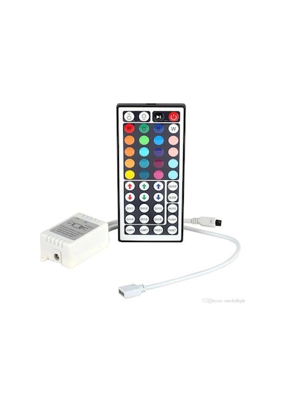 Robodünya-44 Tuşlu 12V 5050 Rgb Led Şerit İçin Kumanda