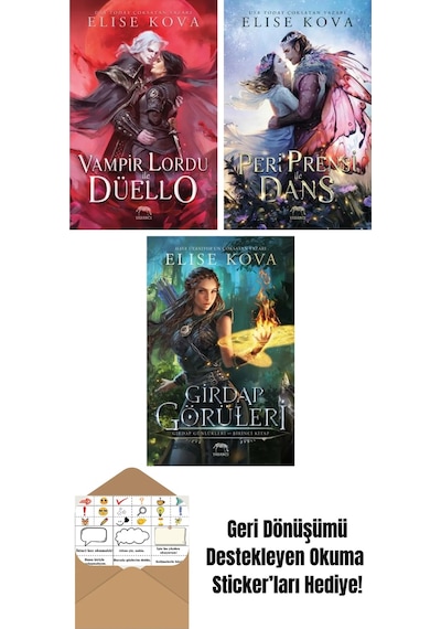 Vampir Lordu İle Düello + Peri Prensi İle Dans + Girdap Görüleri Girdap Günlükleri Birinci Kitap Ciltli