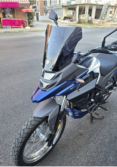 Motocam Sym Nht 200 Ön Cam 2023-2026 Model 30cm Siyah Renkli 4mm Sportif