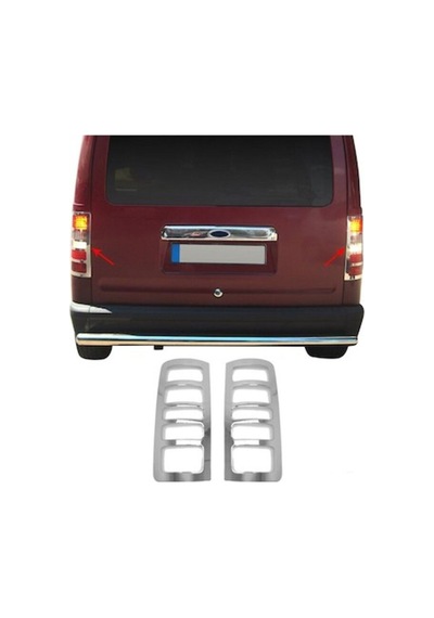 Ford Connect 2002-2008 Model Arası Krom Stop Çerçevesi 2 Parça