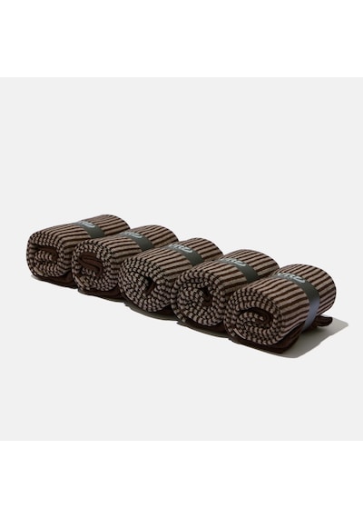 Dikişsiz Bambu Çorap Düz Kahverengi Çizgi Detaylı Çember Desenli Erkek Çorap Kutulu 5 Çift Premium Uzun Çorap Soket Çorap Bambu Mix