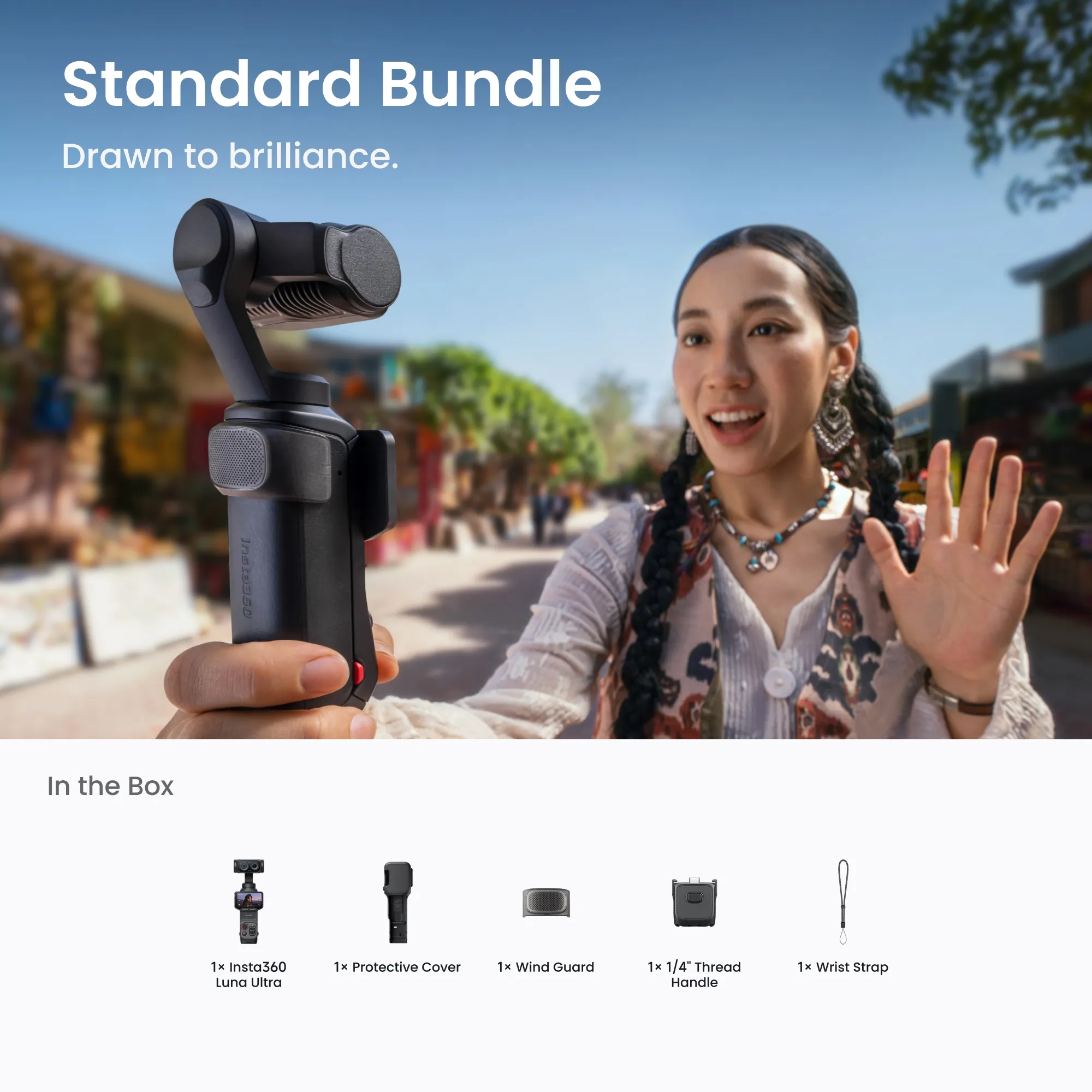 Insta360 Luna Ultra Standard Combo Cosmic Black Siyah