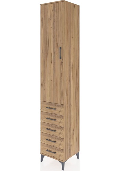 Hyperion Dolap 2 Raflı 5 Çekmeceli Tek Askılı 44x44x243 Çam-çam Çam Hyperion Dolap 2 Raflı 5 Çekmeceli Tek Askılı 44x44x243 Çam-çam Çam