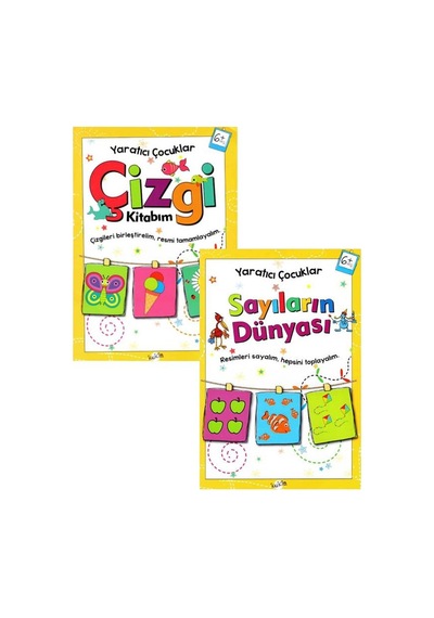 Yaratıcı Çocuklar Sayıların Dünyası Ve Çizgi Kitabım 2li Set