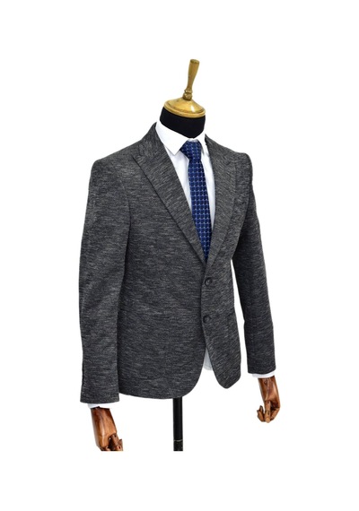 Erkek Tek Spor Ceket Bgl-st04306 Füme