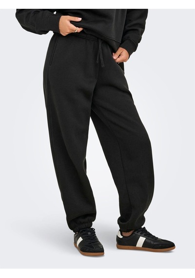 Only Onlbest Lıfe Cuff Pant Swt Noos Kadın Black Eşofman Altı - 15357504 Siyah