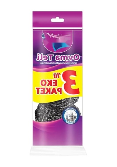 3'lü Paslanmaz Ovma Teli Seti 50 x 22