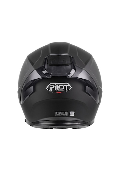 Pilot Alpha Sv Mat Siyah Kapalı Motosiklet Kaskı Siyah