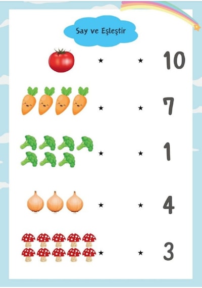 Okul Öncesi Matematik Yaz-sil Kitabı