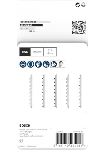 Professional Accessories Hassas Kesim Serisi Ahşap İçin T 144 Dp Dekupaj Testeresi Bıçağı / 5'li Paket