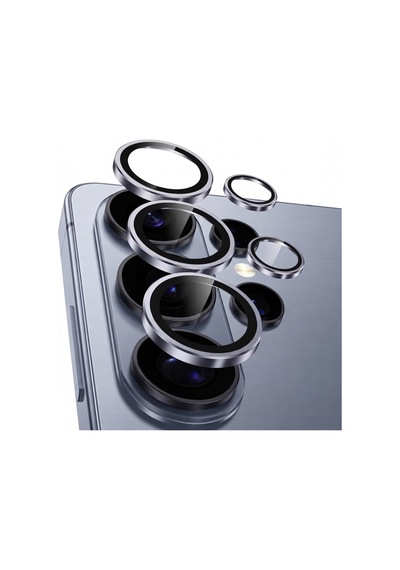 S25 Ultra İle Uyumlu Kamera Lens Koruyucu Alüminyum Alaşım Çerçeveli Telefon Lensi Temperli Cam Koruma Titanyum Mavi Sku: Zeusb0hhmm4ysb -