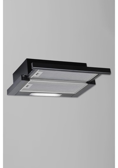 Ferrole 7022 Çift Motor Çift Filtre Sürgülü Aspiratör Siyah