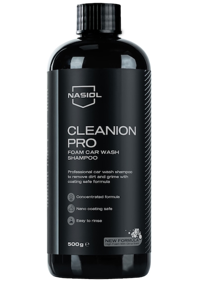 Nasiol Cleanion Pro Yoğun Köpüklü Konsantre Araç Yıkama Şampuanı-25 Yıkama-500gr-Fırçasız Oto Yıkama