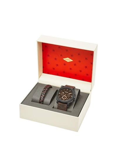 Fossil FS5251SET Erkek Kol Saati ve Bileklik Seti