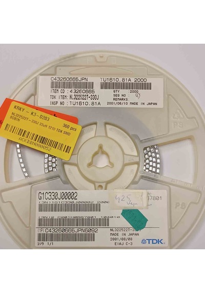 Nl322522t-330j 33uh 1210 Tdk Smd Bobin 100 Adet