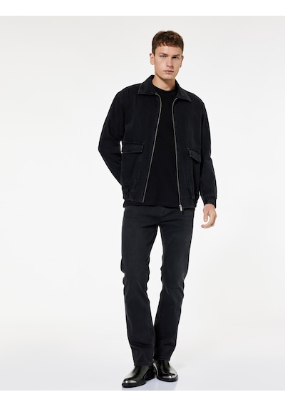 Koton Kapaklı Cepli Regular Fit Pamuklu Gömlek Yaka Fermuarlı Bomber Jean Ceket Siyah 6wam50012nd Siyah Koton Kapaklı Cepli Regular Fit Pamuklu Gömlek Yaka Fermuarlı Bomber Jean Ceket Siyah 6wam50012nd Siyah