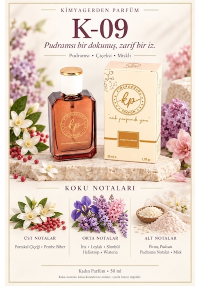 KP K-09 Kadın Parfüm EDP 50 ML