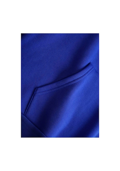 Medinenur Baskılı Kapüşonlu Sweatshirt Mavi