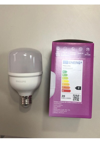 2 Adet Philips Trueforce Core Ampul 20w 2050 Lümen E27 6500k Beyaz 1