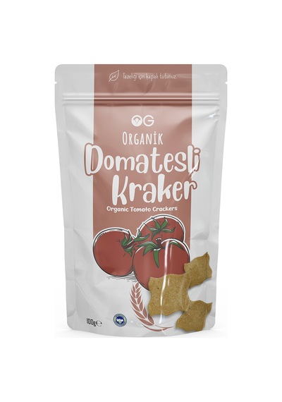 OG natural Organik Domatesli Kraker 100 Gr 100 G