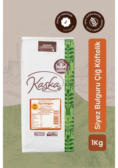 Kaşka Siyez Bulguru Çiğ Köftelik 1 KG