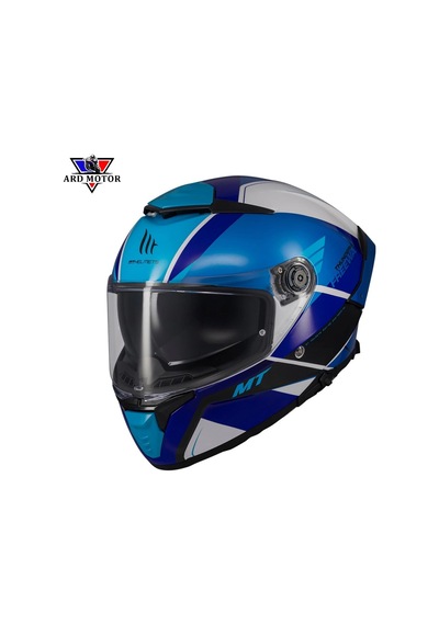 Thunder 4 Sv Freeway A17 Parlak Kapalı Kask 1 Mavi