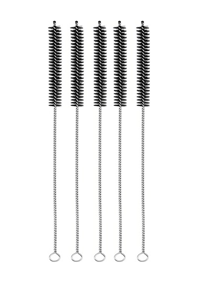 5 Adet Siyah 8 Mm Pipo Pipet Boru Kamış Temizlik Temizleme Fırçası Rd52
