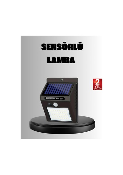 Solar Led Bahçe Aydınlatma Hareket Sensörlü, Güneş Paneliyle Şarj Olan, Ip65 Dayanıklı Mercan-çok Renkli