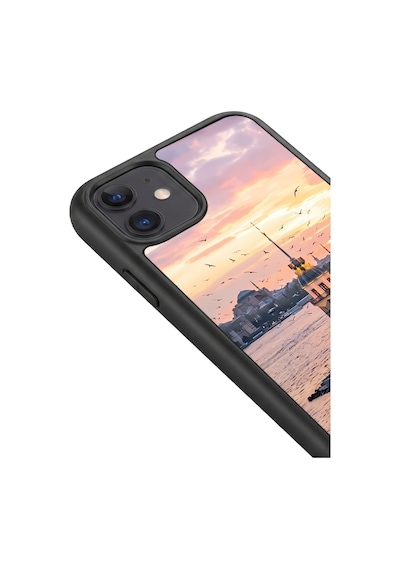 İphone 11 Uyumlu Kızkulesi Desenli Kamera Korumalı Darbelere Dayanıklı Kılıf 1257-kızkulesi-iphone11