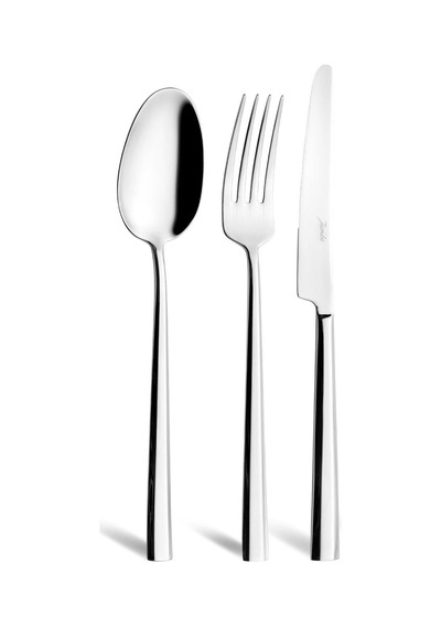 Jumbo 3404 18 Parça 6 Kişilik Yemek Çatal Kaşık Bıçak Takımı Gri