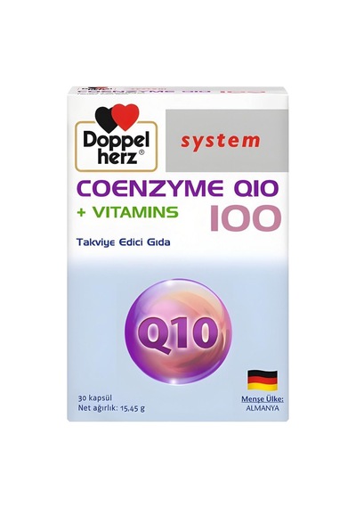 Doppel Herz Koenzim Q10 + Vitamins 100 Mg, 30 Kapsül