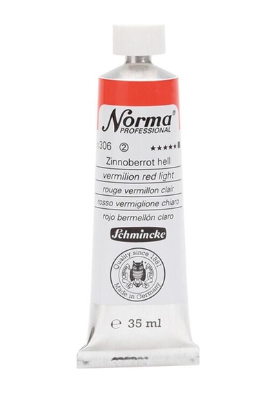Schmincke Norma Profesyonel Yağlı Boya 35 ML 306 Vermilion Red Light