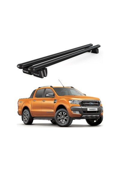Pençe Ford Ranger Ara Atkı 2012 Ve Sonrası Uyumlu Siyah Ara Atkı Port Bagaj Tavan Barı