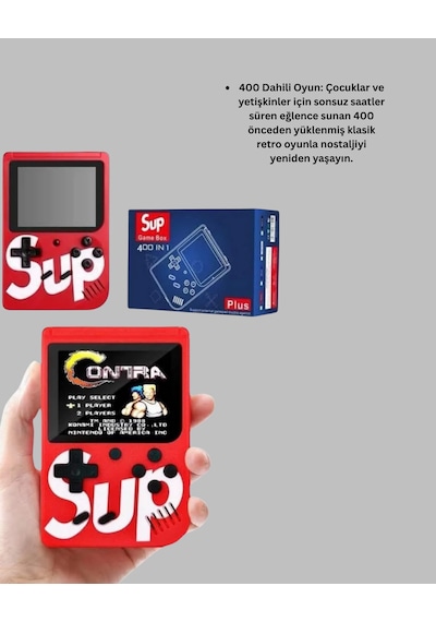 Çocuklar İçin 400 Retro Oyunlu Konsol Diğer