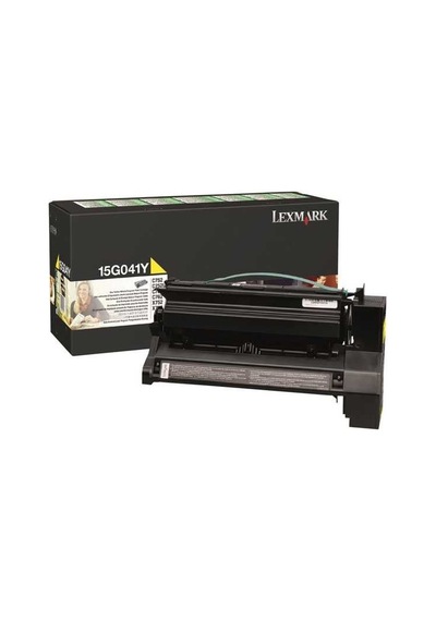 Lexmark C752-15G041Y Sarı Toner Lexmark C752/C752L