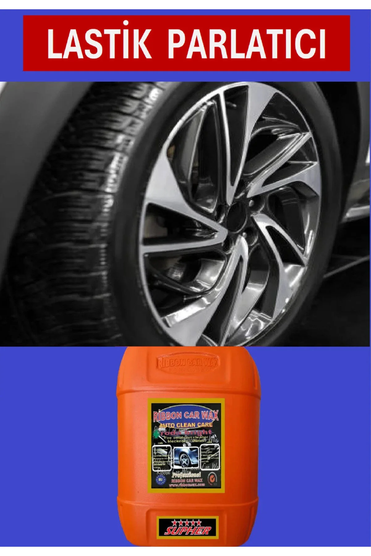 Rb Roda Bright Lastik Parlatıcı Siyahlaştırıcı Temizleyici Jel 23 Kg