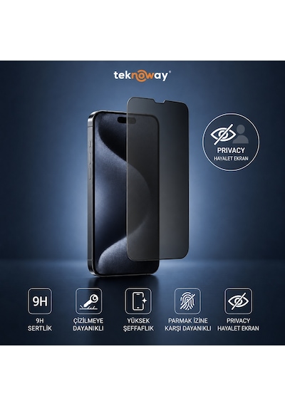 Tw Apple iPhone Uyumlu 11 Pro/x/xs Antistatik Ekran Koruyucu Hayalet
