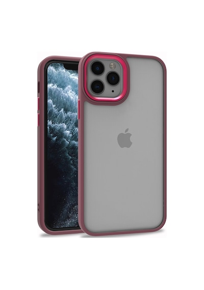 Apple Uyumlu iPhone 11 Pro Max Uyumlu Zore Flora Kılıf-kırmızı Kirmizi -
