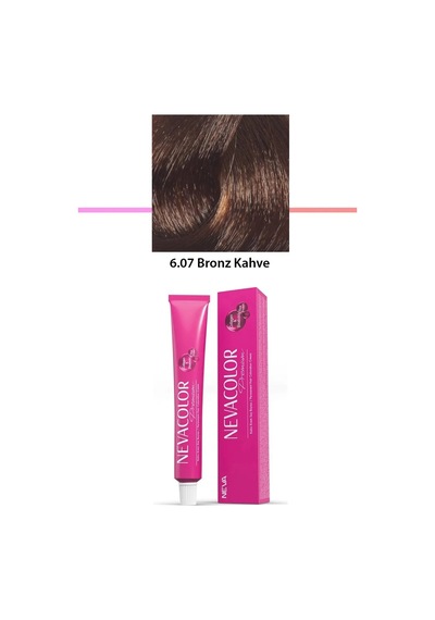 Jenerik Premium 6.07 Bronz Kahve - Kalıcı Krem Saç Boyası 50 G Tüp