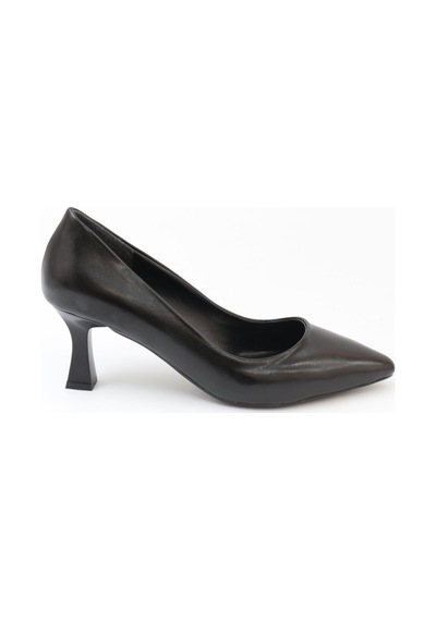 Nesilshoes Nesil Shoes Özma 7021 Siyah Topuklu Kadın Stiletto