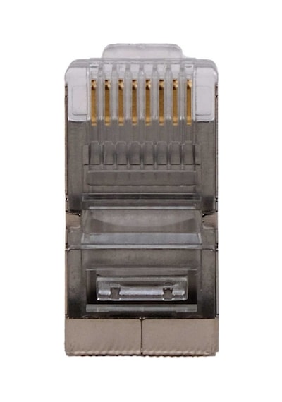 Metal Rj45 Cat5 Jack Konnektör Uç Lan Ethernet 100lu Paket