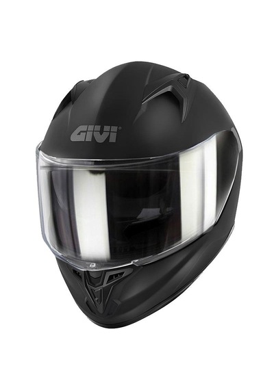 50.7 Kapalı Fullface Motosiklet Kaskı Mat Siyah