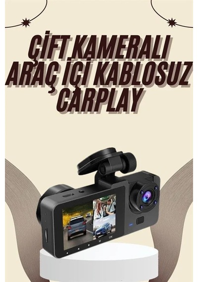 Gece Görüşlü Dvr 3 Lensli Araç İçi Sürüş Kamerası Video Kaydedici 26289869