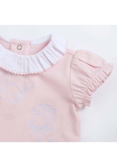 Chicco Kız Bebek Kısa Kollu Tişört 09101835000000 000011 Pembe
