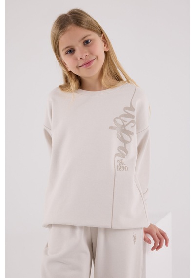 U.S. Polo Assn. U.s. Polo Assn Kız Çocuk Beyaz Eşofman Takımı 5274-48823 Beyaz